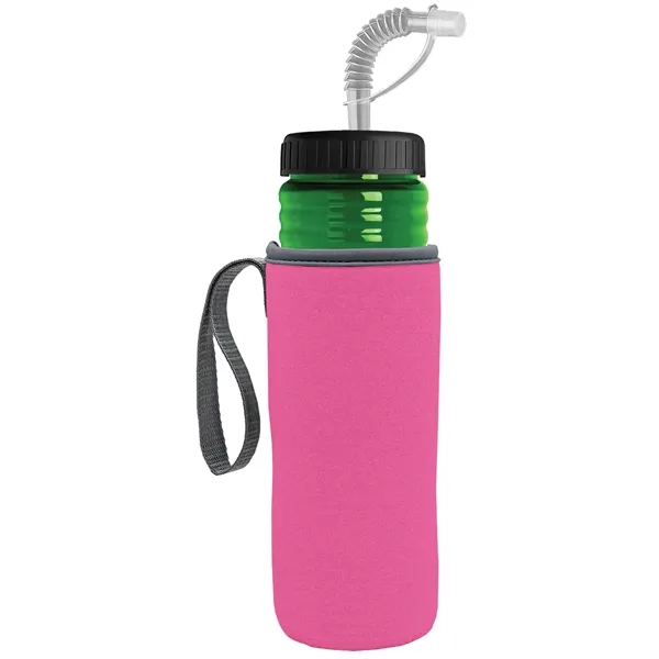 Garyline® Lifeguard Bottle with Straw Lid and Insulated C...... from ASI 40480 Koozie Group