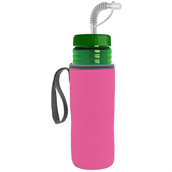 Garyline® Lifeguard Bottle with Straw Lid and Insulated C...... from ASI 40480 Koozie Group