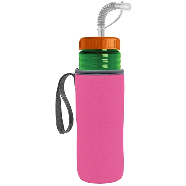 Garyline® Lifeguard Bottle with Straw Lid and Insulated C...... from ASI 40480 Koozie Group