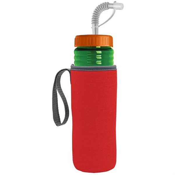 Garyline® Lifeguard Bottle with Straw Lid and Insulated C...... from ASI 40480 Koozie Group