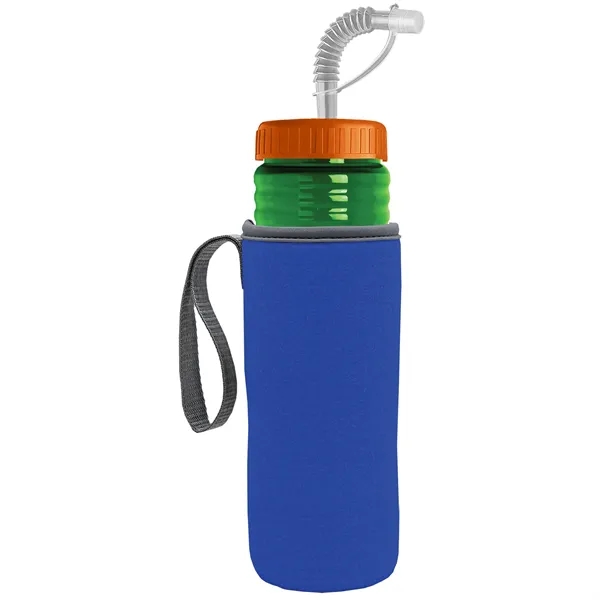 Garyline® Lifeguard Bottle with Straw Lid and Insulated C...... from ASI 40480 Koozie Group