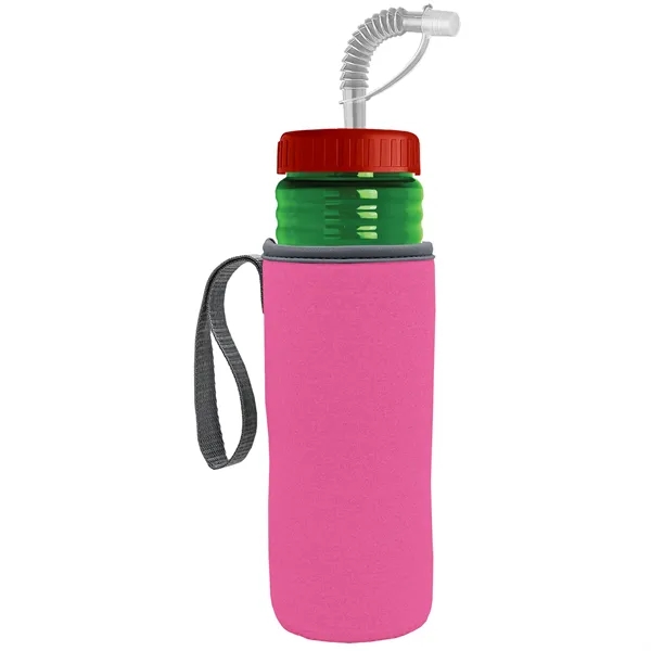 Garyline® Lifeguard Bottle with Straw Lid and Insulated C...... from ASI 40480 Koozie Group