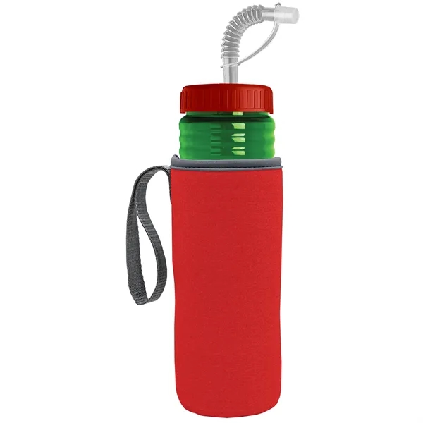 Garyline® Lifeguard Bottle with Straw Lid and Insulated C...... from ASI 40480 Koozie Group