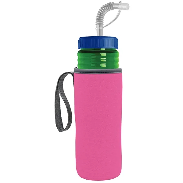 Garyline® Lifeguard Bottle with Straw Lid and Insulated C...... from ASI 40480 Koozie Group