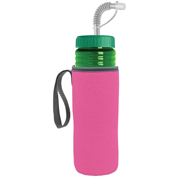Garyline® Lifeguard Bottle with Straw Lid and Insulated C...... from ASI 40480 Koozie Group