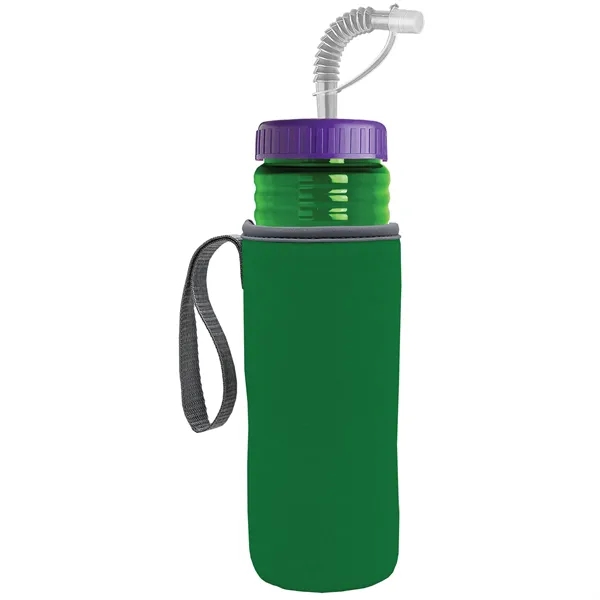 Garyline® Lifeguard Bottle with Straw Lid and Insulated C...... from ASI 40480 Koozie Group