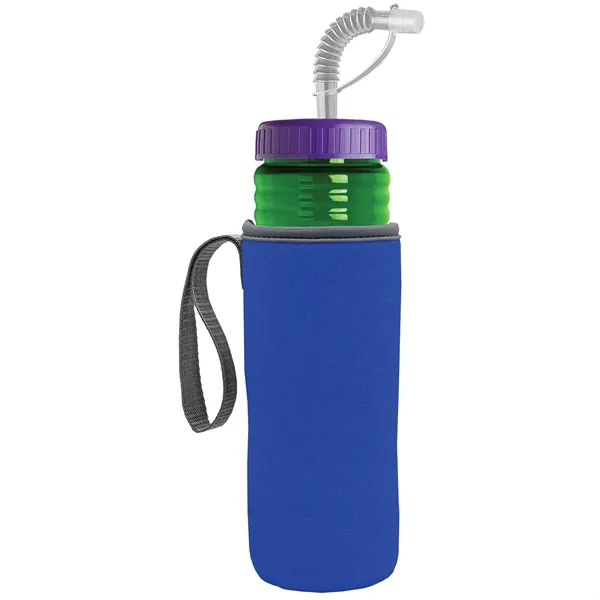 Garyline® Lifeguard Bottle with Straw Lid and Insulated C...... from ASI 40480 Koozie Group