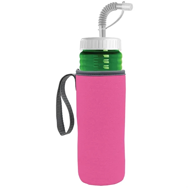 Garyline® Lifeguard Bottle with Straw Lid and Insulated C...... from ASI 40480 Koozie Group