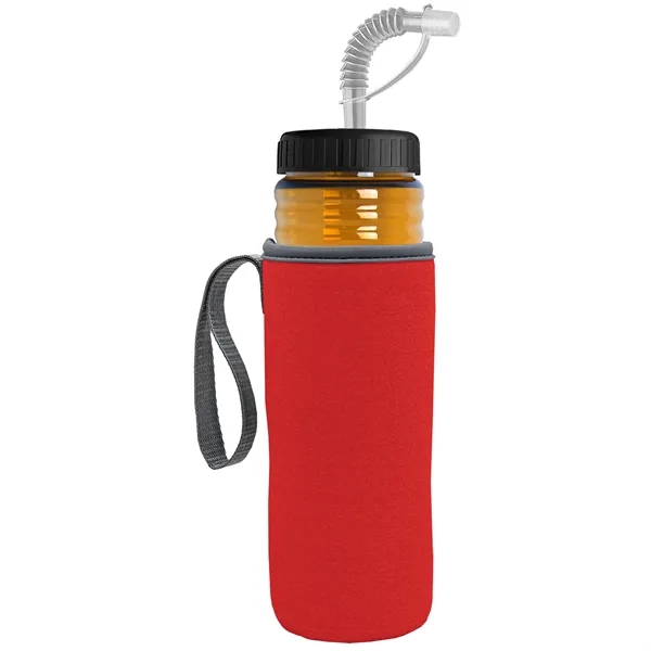 Garyline® Lifeguard Bottle with Straw Lid and Insulated C...... from ASI 40480 Koozie Group