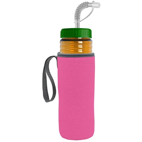 Garyline® Lifeguard Bottle with Straw Lid and Insulated C...... from ASI 40480 Koozie Group