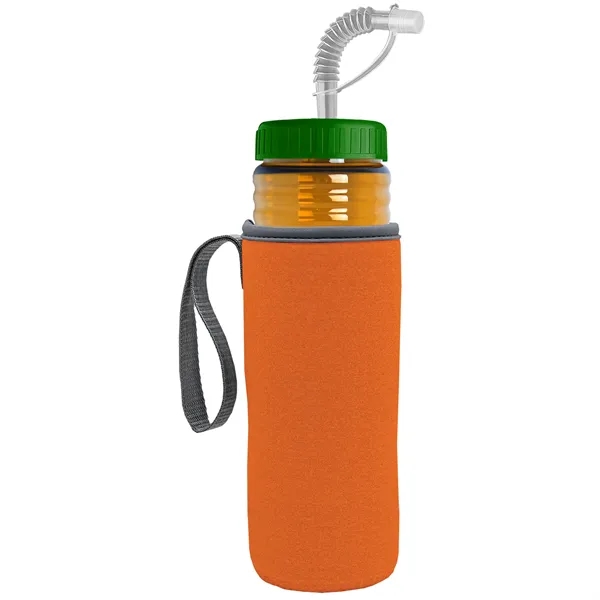 Garyline® Lifeguard Bottle with Straw Lid and Insulated C...... from ASI 40480 Koozie Group
