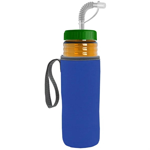 Garyline® Lifeguard Bottle with Straw Lid and Insulated C...... from ASI 40480 Koozie Group