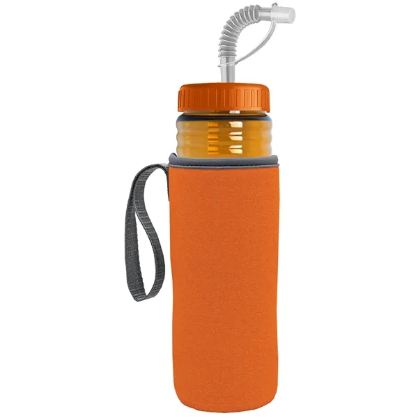 Garyline® Lifeguard Bottle with Straw Lid and Insulated C...... from ASI 40480 Koozie Group