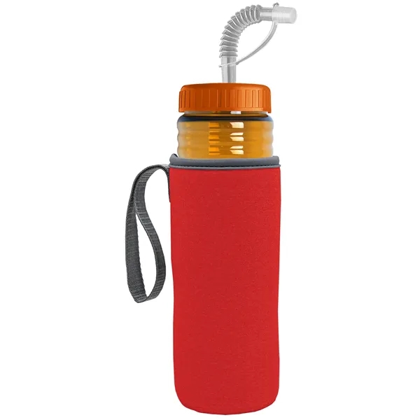 Garyline® Lifeguard Bottle with Straw Lid and Insulated C...... from ASI 40480 Koozie Group