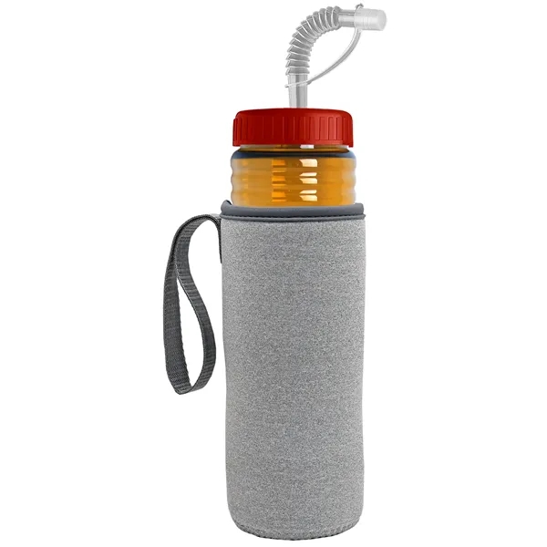 Garyline® Lifeguard Bottle with Straw Lid and Insulated C...... from ASI 40480 Koozie Group