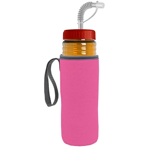 Garyline® Lifeguard Bottle with Straw Lid and Insulated C...... from ASI 40480 Koozie Group
