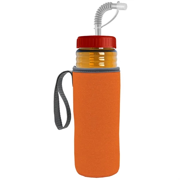 Garyline® Lifeguard Bottle with Straw Lid and Insulated C...... from ASI 40480 Koozie Group