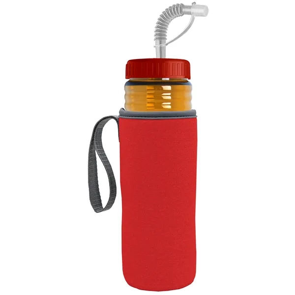 Garyline® Lifeguard Bottle with Straw Lid and Insulated C...... from ASI 40480 Koozie Group
