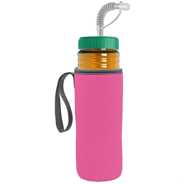 Garyline® Lifeguard Bottle with Straw Lid and Insulated C...... from ASI 40480 Koozie Group