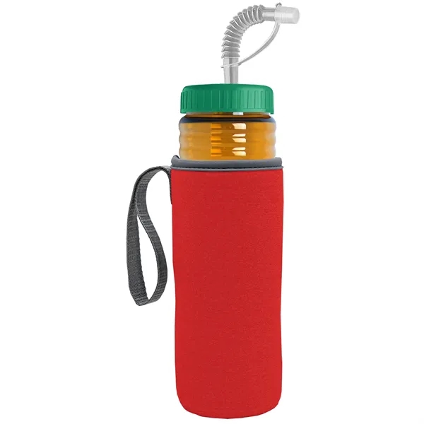 Garyline® Lifeguard Bottle with Straw Lid and Insulated C...... from ASI 40480 Koozie Group