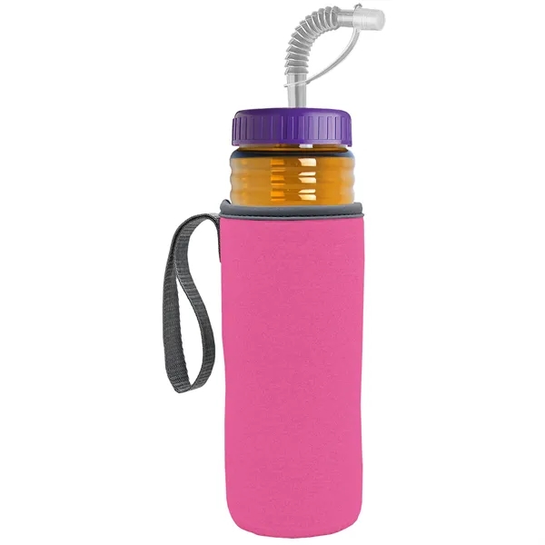 Garyline® Lifeguard Bottle with Straw Lid and Insulated C...... from ASI 40480 Koozie Group