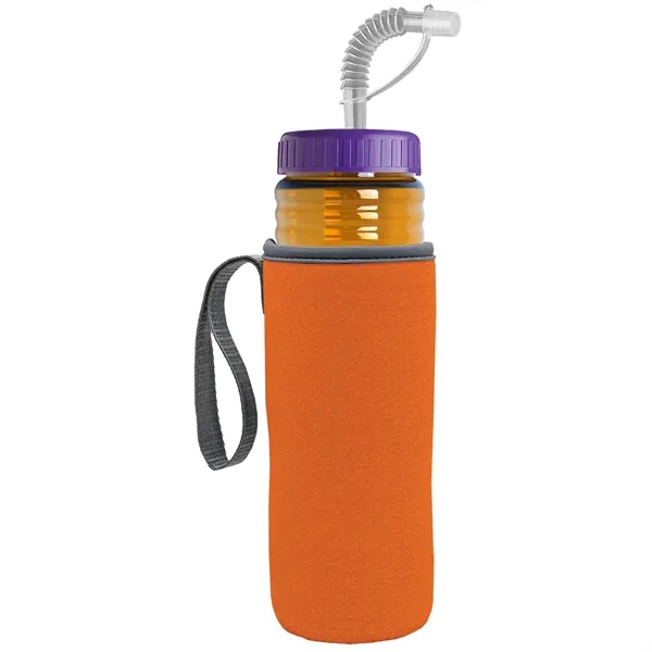 Garyline® Lifeguard Bottle with Straw Lid and Insulated C...... from ASI 40480 Koozie Group