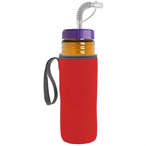 Garyline® Lifeguard Bottle with Straw Lid and Insulated C...... from ASI 40480 Koozie Group