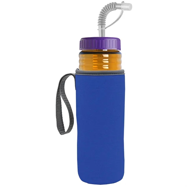 Garyline® Lifeguard Bottle with Straw Lid and Insulated C...... from ASI 40480 Koozie Group