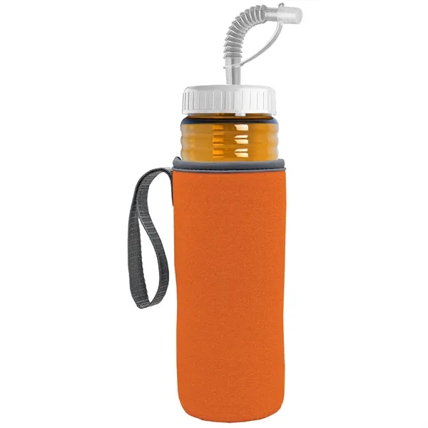 Garyline® Lifeguard Bottle with Straw Lid and Insulated C...... from ASI 40480 Koozie Group