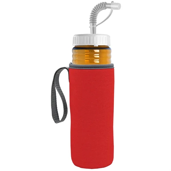 Garyline® Lifeguard Bottle with Straw Lid and Insulated C...... from ASI 40480 Koozie Group