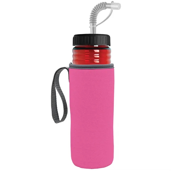 Garyline® Lifeguard Bottle with Straw Lid and Insulated C...... from ASI 40480 Koozie Group