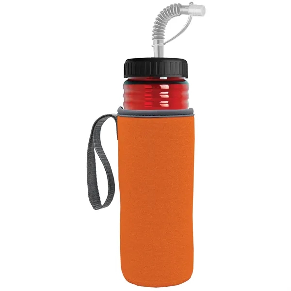 Garyline® Lifeguard Bottle with Straw Lid and Insulated C...... from ASI 40480 Koozie Group
