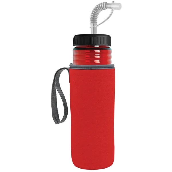 Garyline® Lifeguard Bottle with Straw Lid and Insulated C...... from ASI 40480 Koozie Group