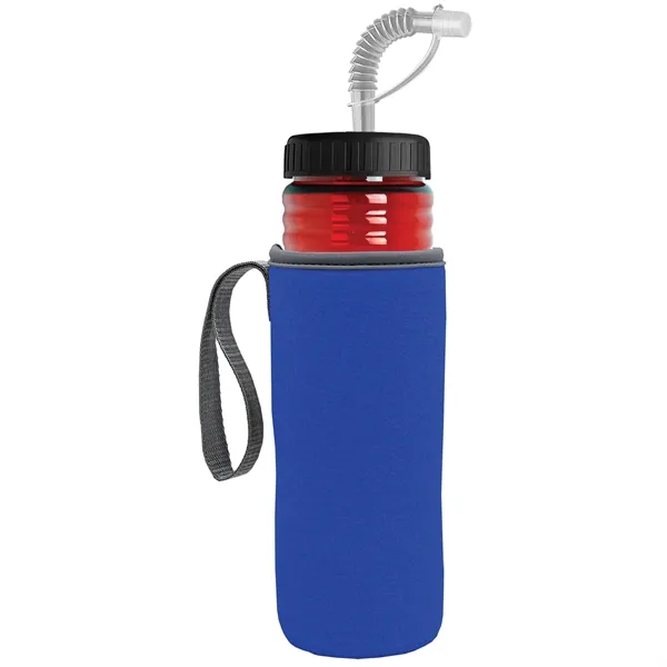 Garyline® Lifeguard Bottle with Straw Lid and Insulated C...... from ASI 40480 Koozie Group