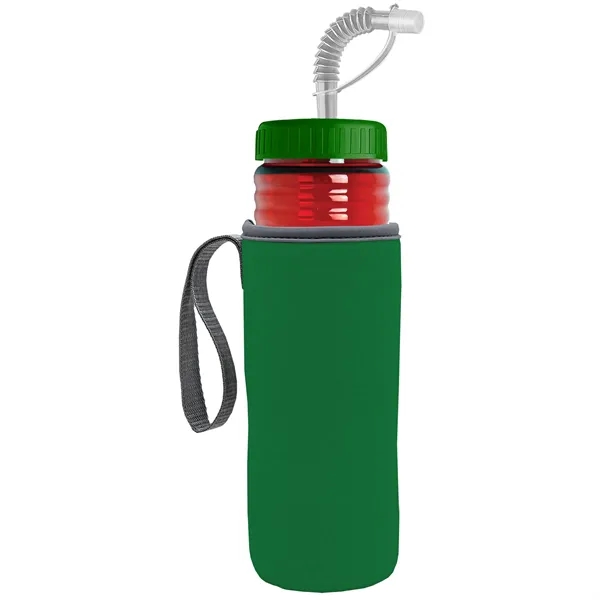 Garyline® Lifeguard Bottle with Straw Lid and Insulated C...... from ASI 40480 Koozie Group