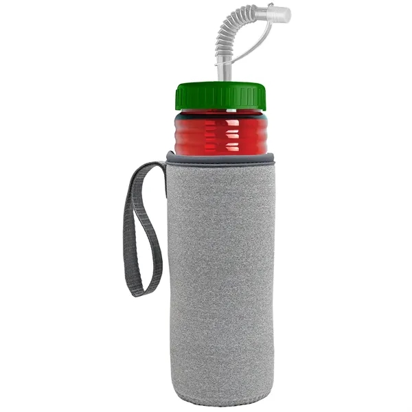 Garyline® Lifeguard Bottle with Straw Lid and Insulated C...... from ASI 40480 Koozie Group