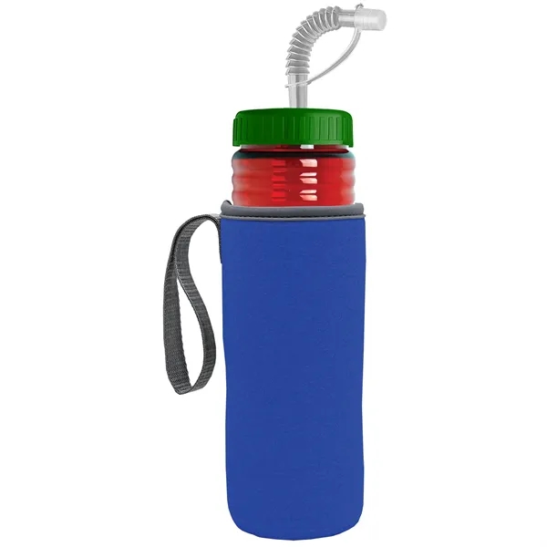 Garyline® Lifeguard Bottle with Straw Lid and Insulated C...... from ASI 40480 Koozie Group