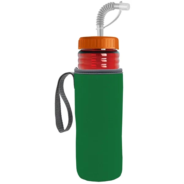 Garyline® Lifeguard Bottle with Straw Lid and Insulated C...... from ASI 40480 Koozie Group