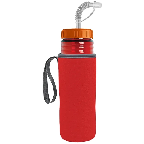 Garyline® Lifeguard Bottle with Straw Lid and Insulated C...... from ASI 40480 Koozie Group
