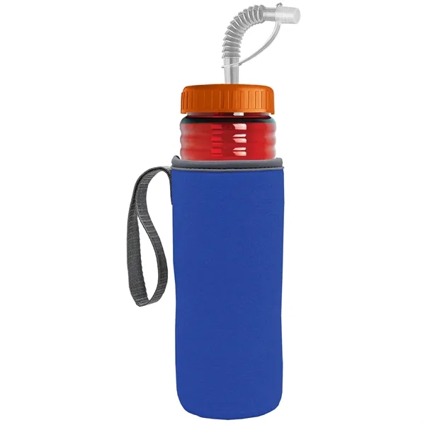 Garyline® Lifeguard Bottle with Straw Lid and Insulated C...... from ASI 40480 Koozie Group