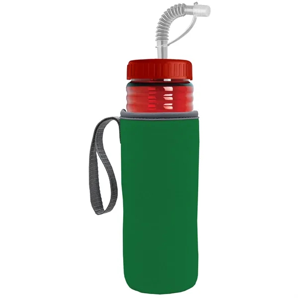 Garyline® Lifeguard Bottle with Straw Lid and Insulated C...... from ASI 40480 Koozie Group