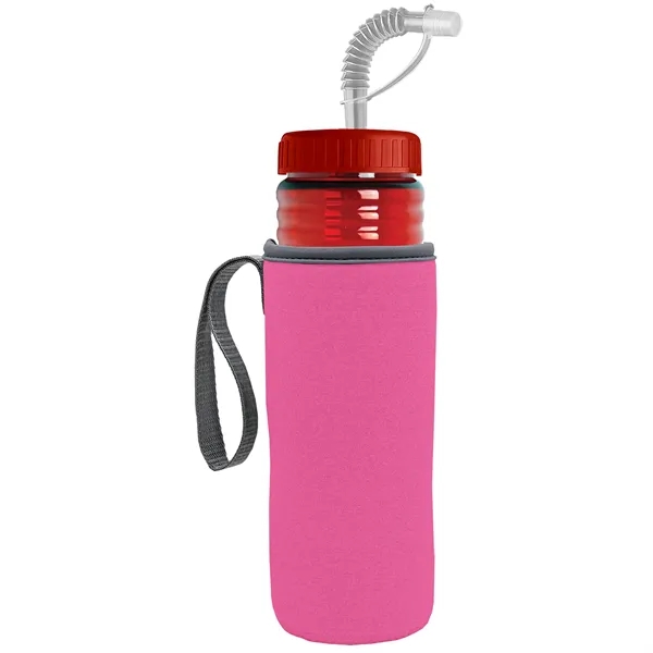 Garyline® Lifeguard Bottle with Straw Lid and Insulated C...... from ASI 40480 Koozie Group