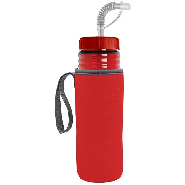 Garyline® Lifeguard Bottle with Straw Lid and Insulated C...... from ASI 40480 Koozie Group