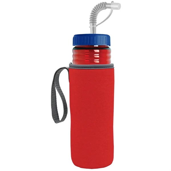 Garyline® Lifeguard Bottle with Straw Lid and Insulated C...... from ASI 40480 Koozie Group