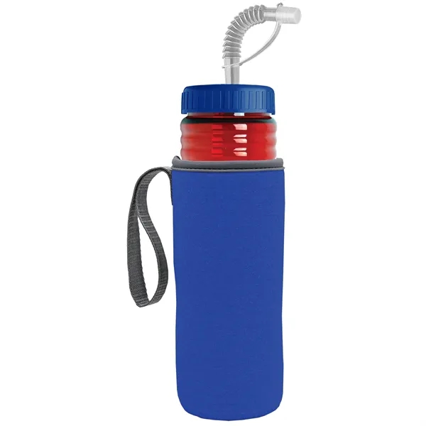 Garyline® Lifeguard Bottle with Straw Lid and Insulated C...... from ASI 40480 Koozie Group