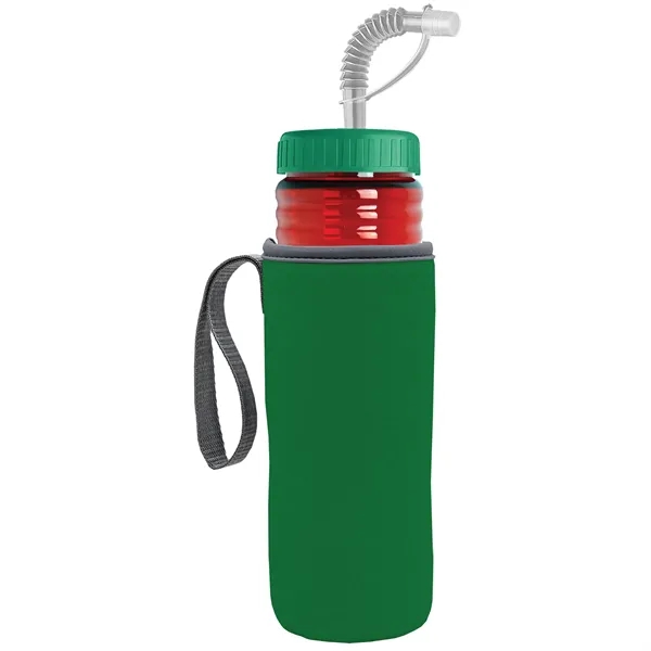Garyline® Lifeguard Bottle with Straw Lid and Insulated C...... from ASI 40480 Koozie Group