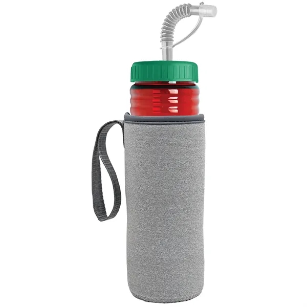 Garyline® Lifeguard Bottle with Straw Lid and Insulated C...... from ASI 40480 Koozie Group