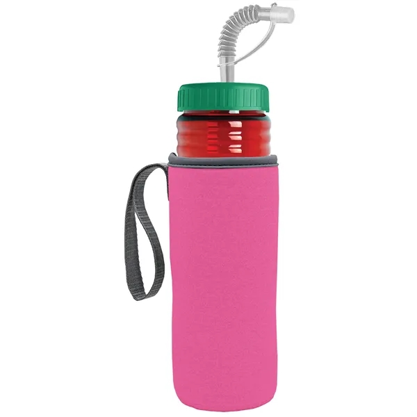 Garyline® Lifeguard Bottle with Straw Lid and Insulated C...... from ASI 40480 Koozie Group