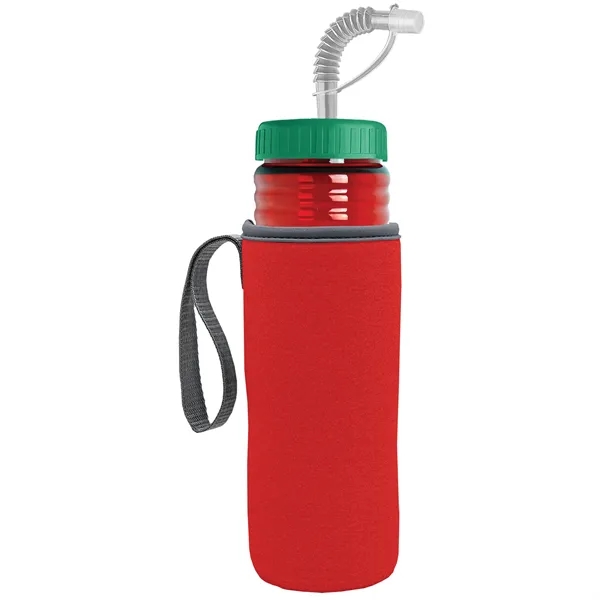Garyline® Lifeguard Bottle with Straw Lid and Insulated C...... from ASI 40480 Koozie Group