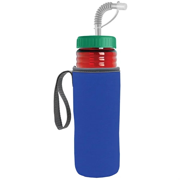 Garyline® Lifeguard Bottle with Straw Lid and Insulated C...... from ASI 40480 Koozie Group